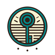 Logo Unlock the Essence aplikacije, simbol unutrašnje istine i cikličnog rasta